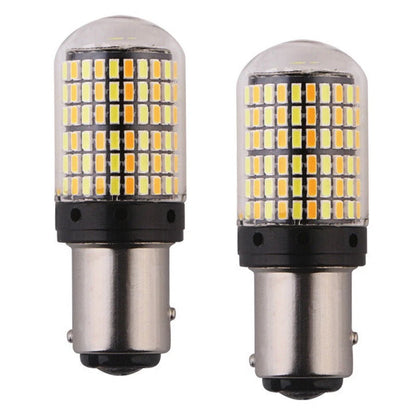 LED Switchback Turn Signal Brake Light Bulbs for Car 1157 2057 2357