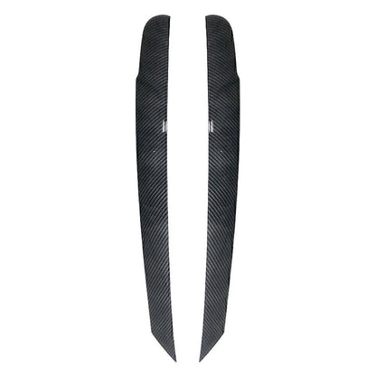 Front Headlight Eyelid Trim Cover for Volkswagen Touran Carbon 2011-2015