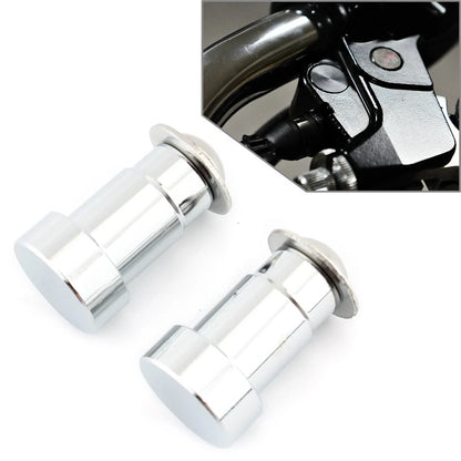 CNC Mirror Hole Caps Cover for Thruxton Motorcycle Chrome