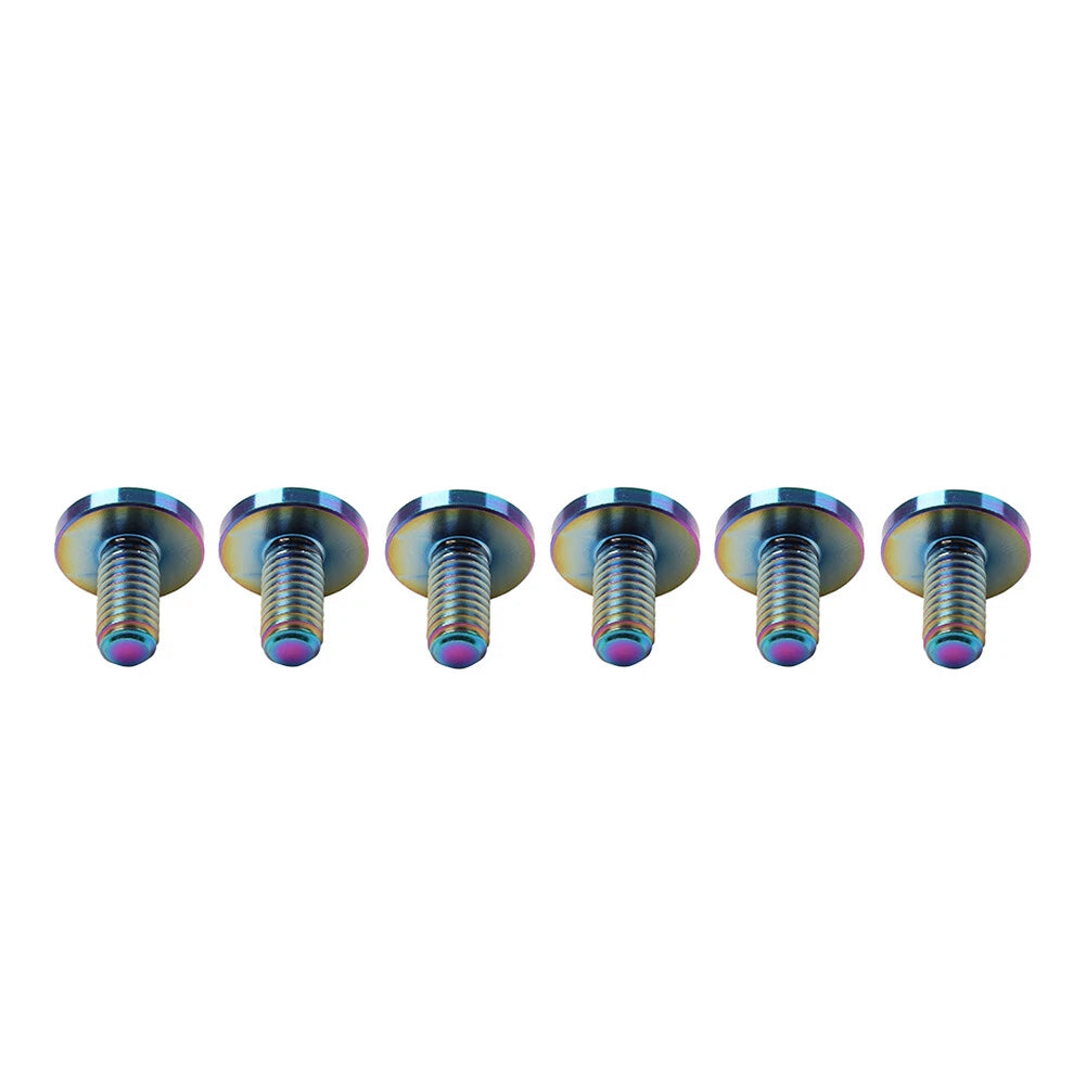 6 x M5x15mm Titanium Bolts Truss Torx Screws for Bike Motorcycle