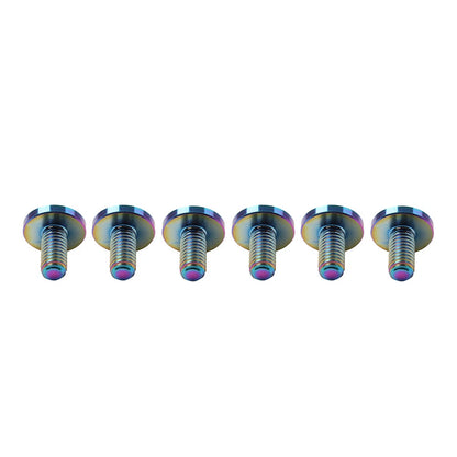 6 x M5x15mm Titanium Bolts Truss Torx Screws for Bike Motorcycle