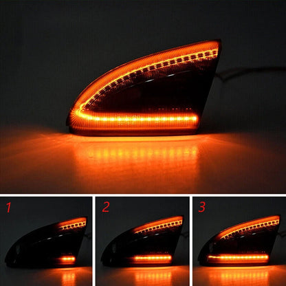 Sequential LED Mirror Turn Signal Puddle Lights for 2009-2018 Dodge RAM 1500/2500