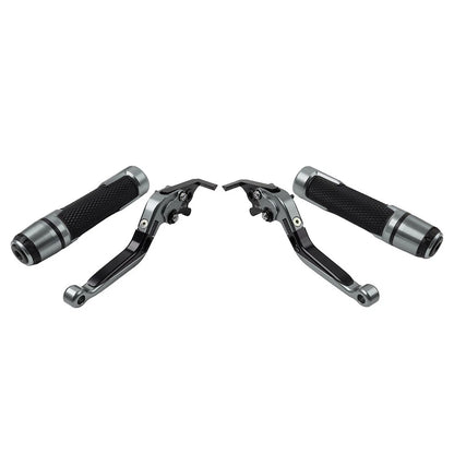 Titan Extendable Brake Clutch Lever Grip Set for BMW S1000R S1000RR (2010-2023)