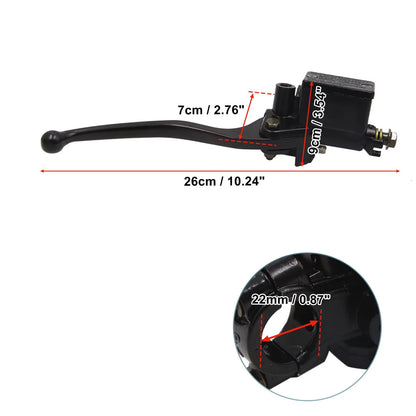 22mm Motorcycle Brake Clutch Master Cylinder Lever for Honda WH100