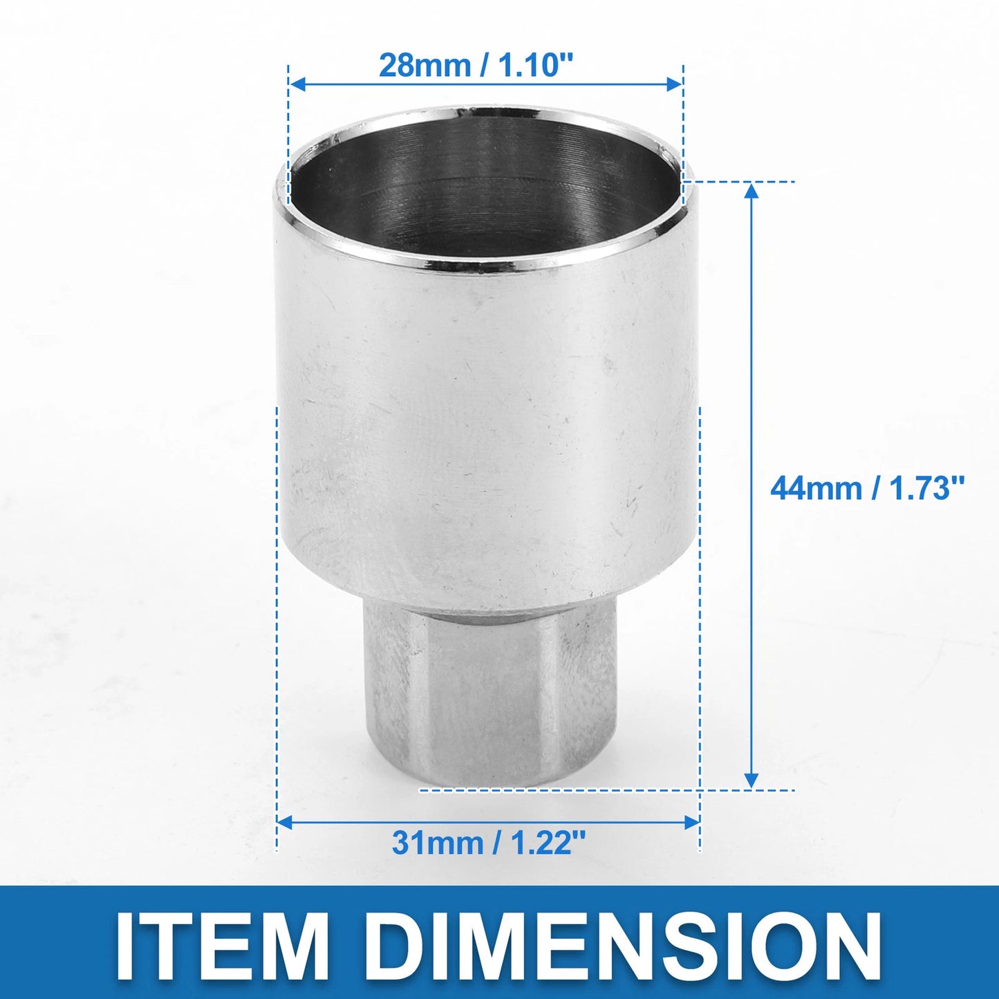 B Wheel Lock Lug Nut Anti-Theft Key Socket for Land Rover