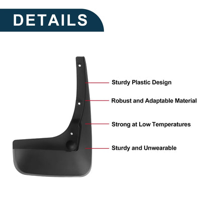 Mud Flaps for Toyota Prius XW20 Sports Edition (2004-2009)