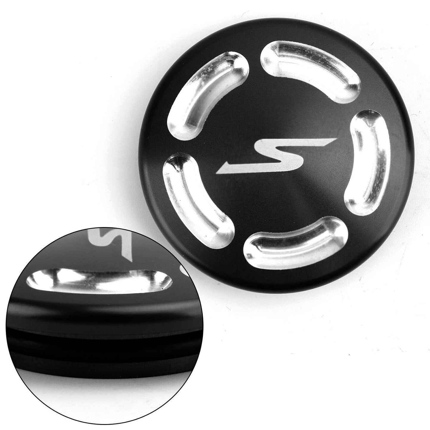 Frame Plug Cover Black for Kawasaki EN650 VULCAN S650 (2015-2019)