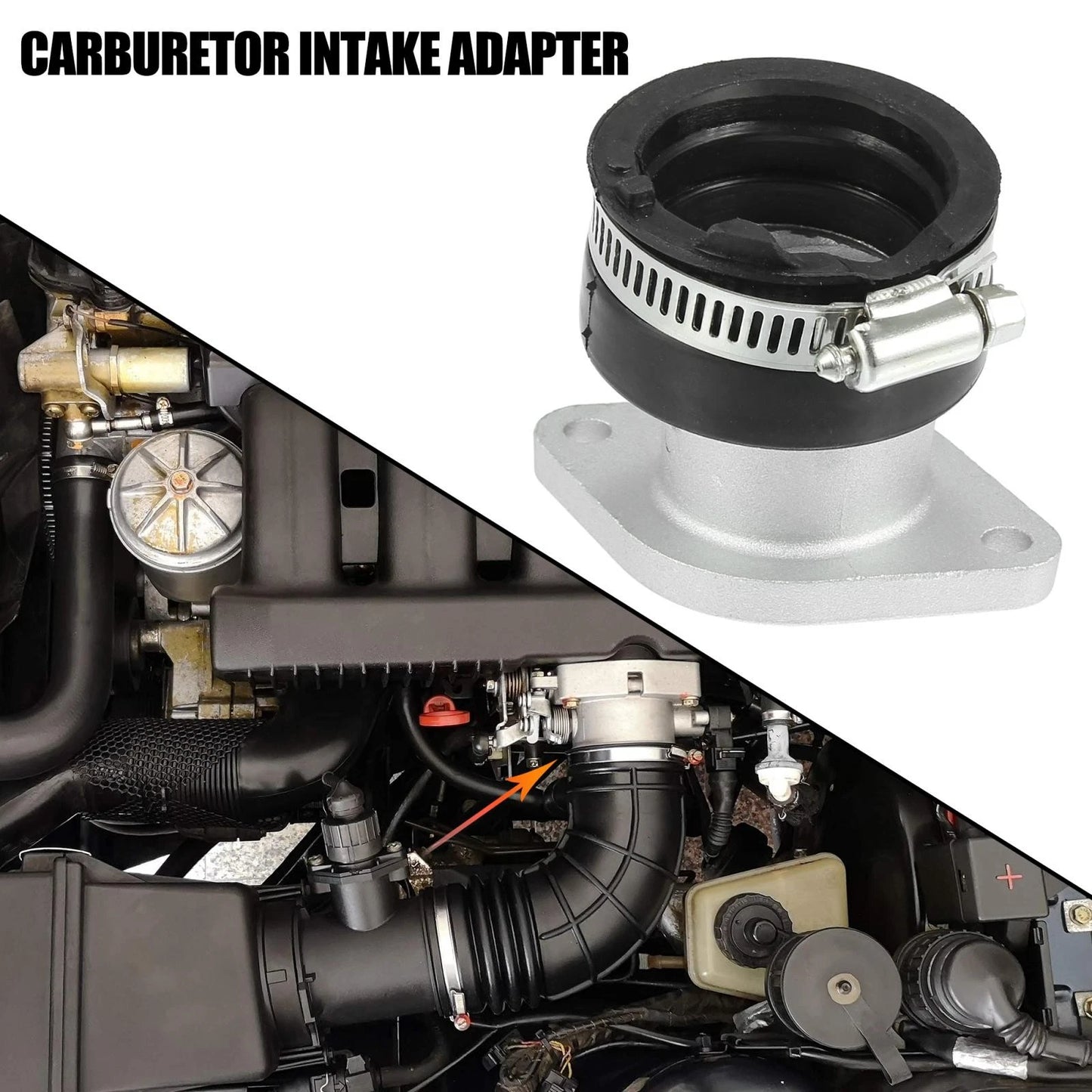 Carburetor Manifold Adapter for Yamaha Bear Tracker 250 (1999–2004)