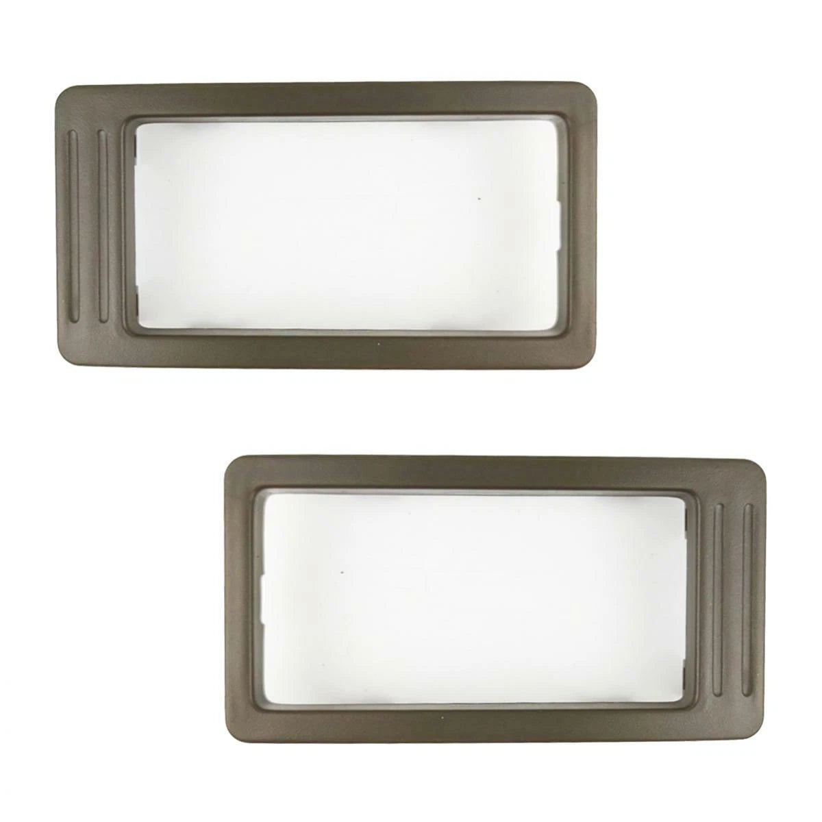 Side Cover Air Con Grille Grey Pair Fits Nissan Hardbody Navara D21 UTE 1986-97