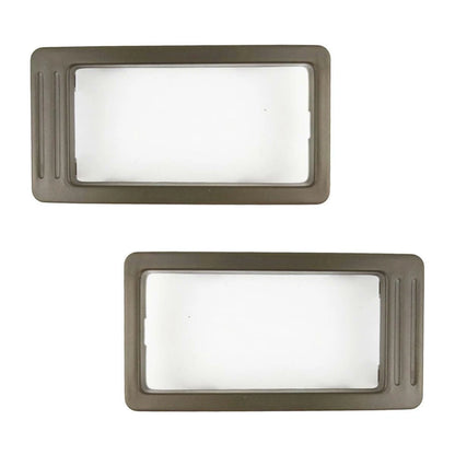 Side Cover Air Con Grille Grey Pair Fits Nissan Hardbody Navara D21 UTE 1986-97