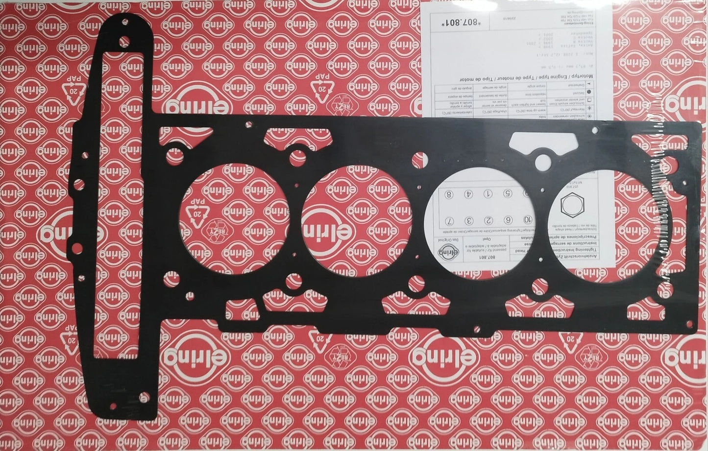 Head Gasket Set / 2.2 / for Opel Astra Vectra Zafira