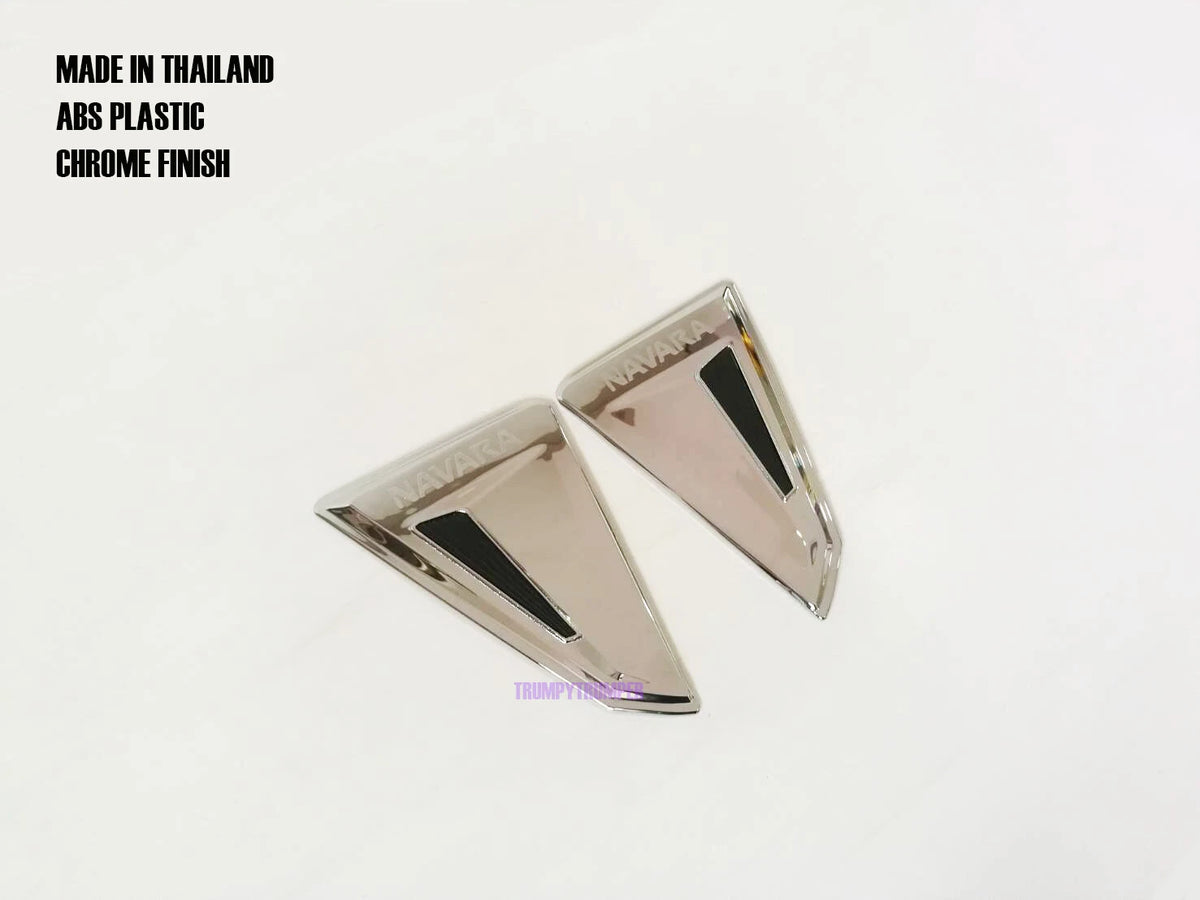 Chrome Side Vent Door Cover Trim for Nissan Frontier Navara NP300 (2015-2019)