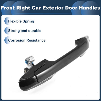 Front Right Exterior Door Handle for Honda Accord (2003-2007) Black