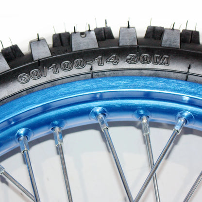 15mm Axle Front Wheel Rim & Knobby Tyre for PIT PRO Dirt Bike