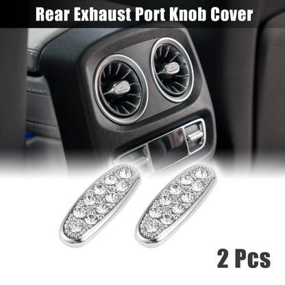2 x Car Bling Rear Exhaust Port Knob Covers for Mercedes-Benz CLA (2019-2023)