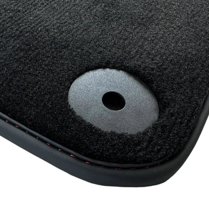 Custom Black Carpet Floor Mats for Porsche Cayenne (2018-2023)