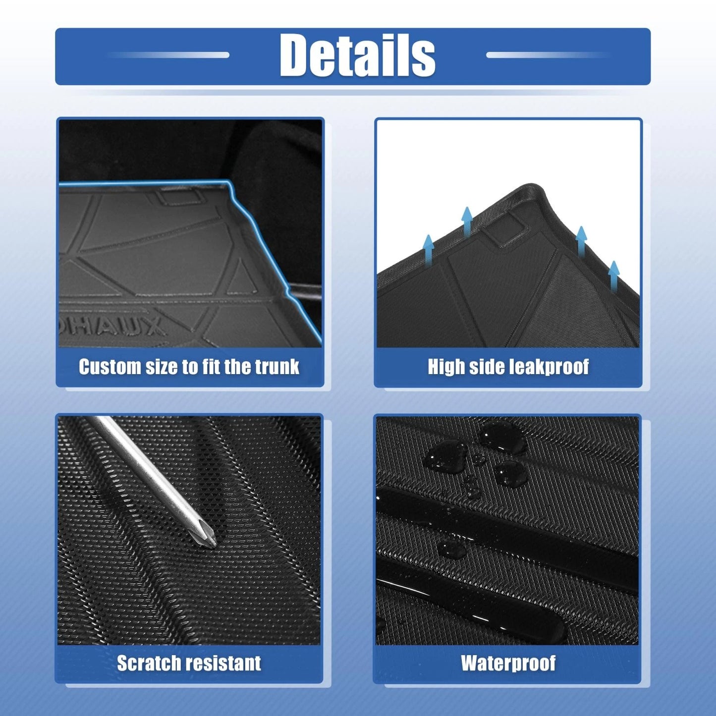 TPE Cargo Liner Trunk Mat for Jeep Grand Cherokee (2011-2021)