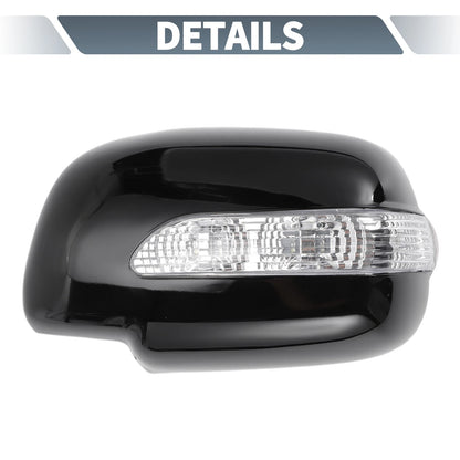 Gloss Black Rearview Mirror Cover Overlay for Lexus RX330 RX300 RX350 (2004-2006)