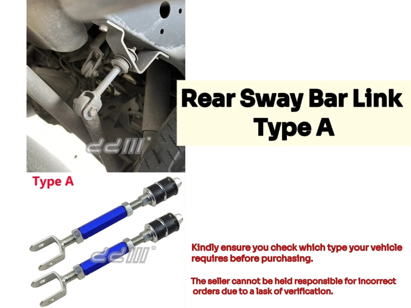 Adjustable Sway Bar Link for Toyota Land Cruiser 80 (1990-1997)