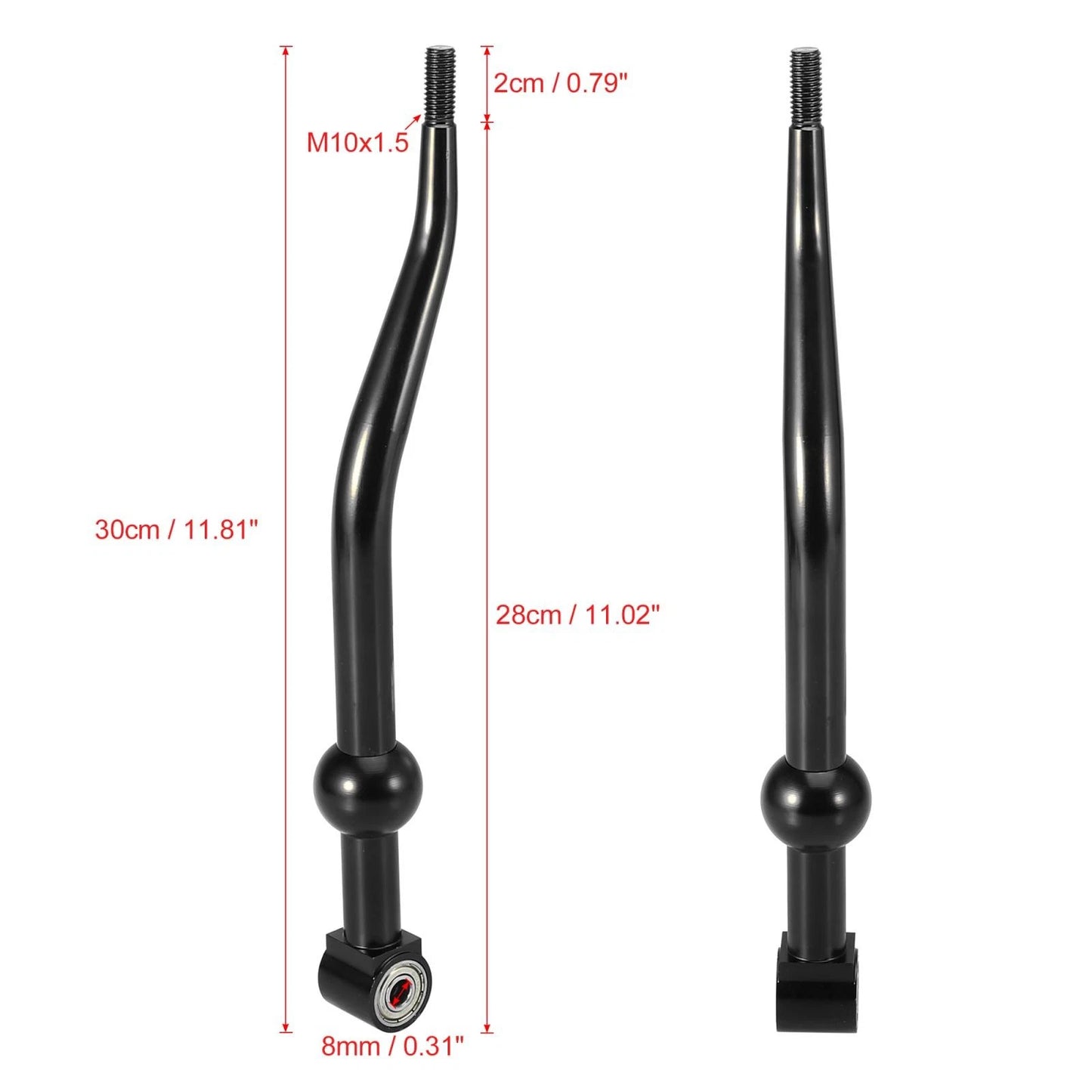 Short Throw Shifter for Honda Civic CRX (1988-2000) Black