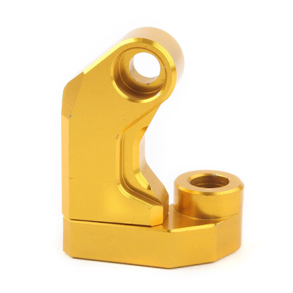 Gold CNC Front Brake Clutch Cable Clamps for Honda CB650F (2014-2023)