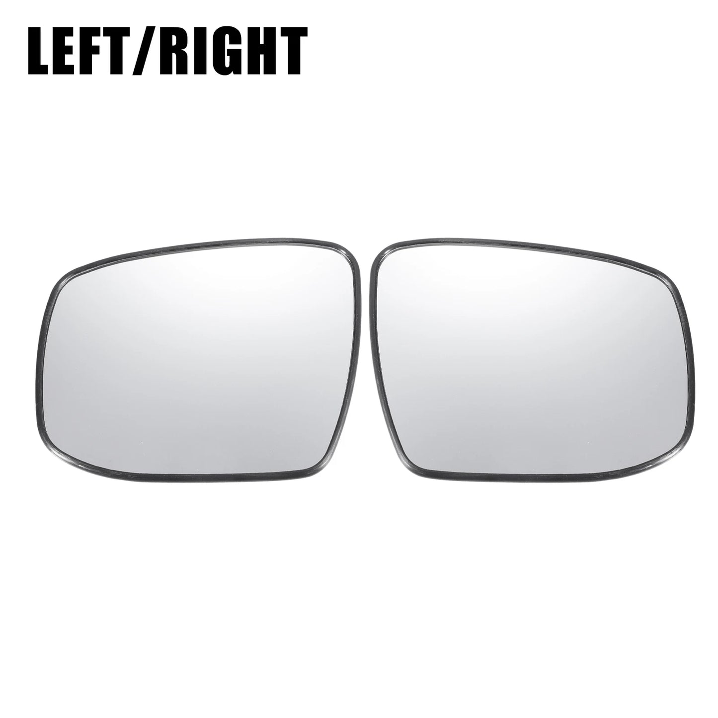 Pair White Mirror Glass w/ Back Non-heated for Honda Jazz Fit (2001-2023)