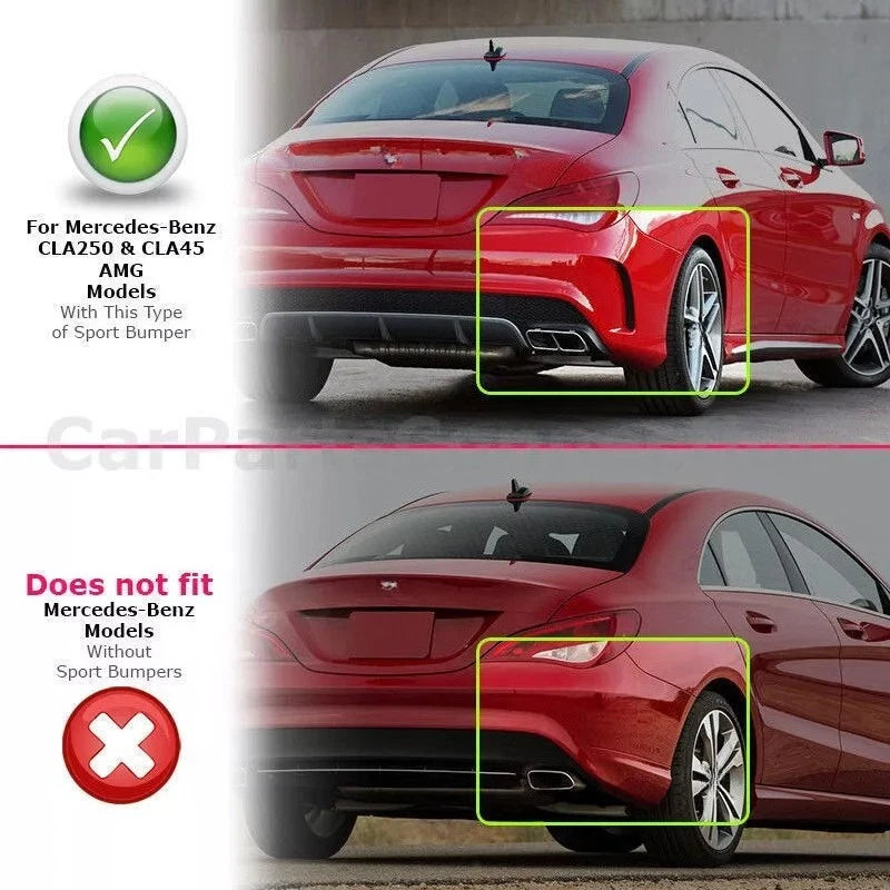 Mud Flaps Splash Guard Fender for Mercedes Benz CLA 45 AMG (2013–2019)