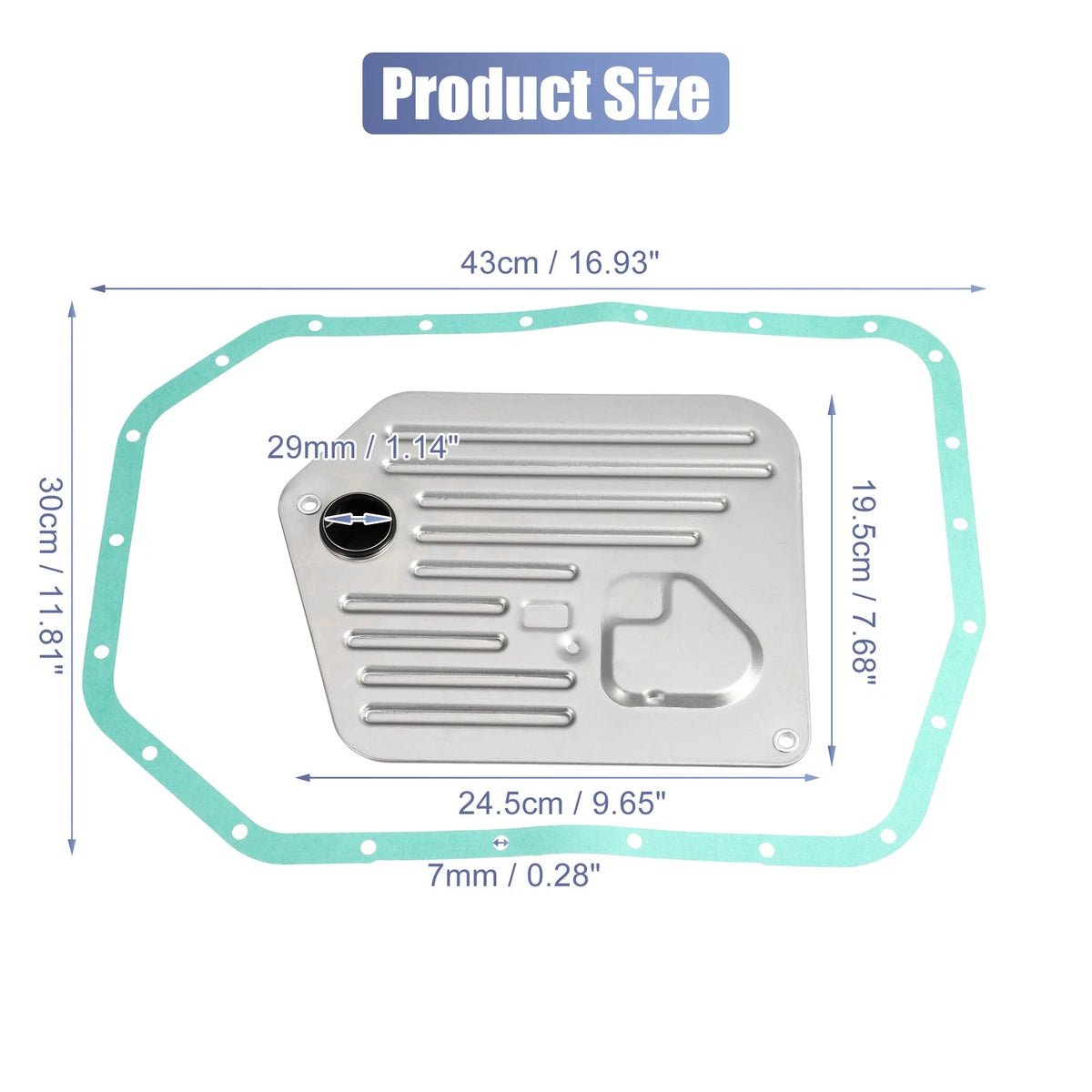 Transmission Filter Oil Pan Gasket Kit for BMW 740iL (1995-2001)