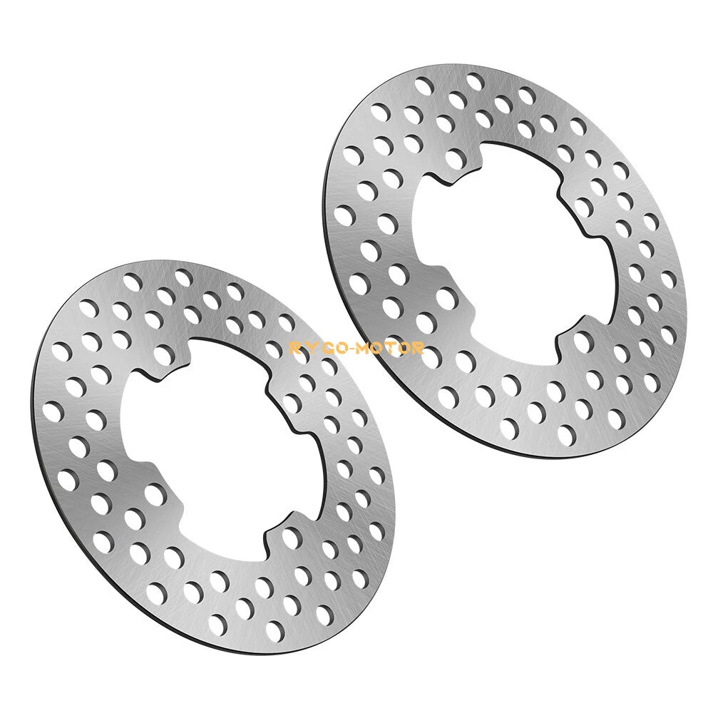 2 x Front Brake Disc Rotors for Yamaha Grizzly 350/400/450 (2007–14)