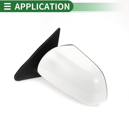 Left Side Door Mirror Replacement for Toyota Highlander Heated Mirror Glass