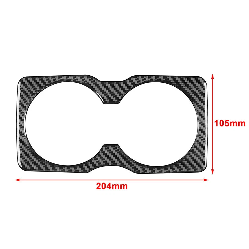 Rear Water Cup Holder Cover Trim for Jeep Cherokee (2014-2022) Black