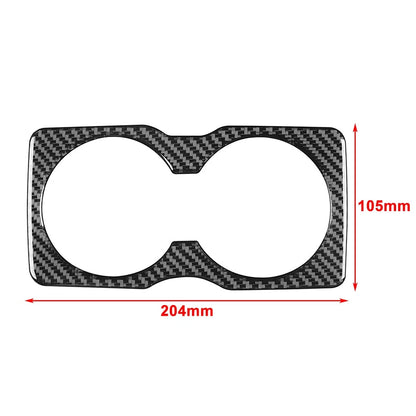 Rear Water Cup Holder Cover Trim for Jeep Cherokee (2014-2022) Black