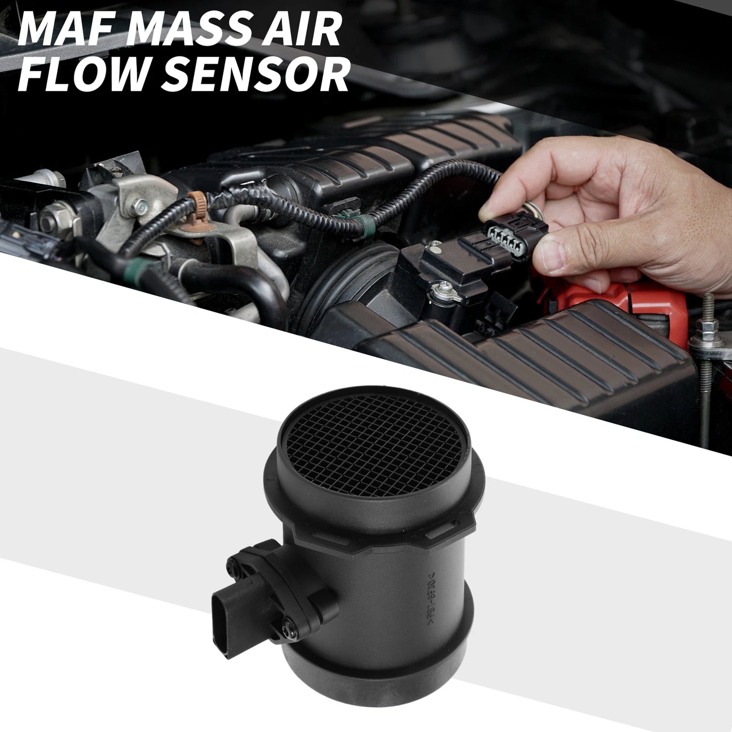 MAF Mass Air Flow Sensor for BMW 745i V8 4.4L E65 (2002-2005)