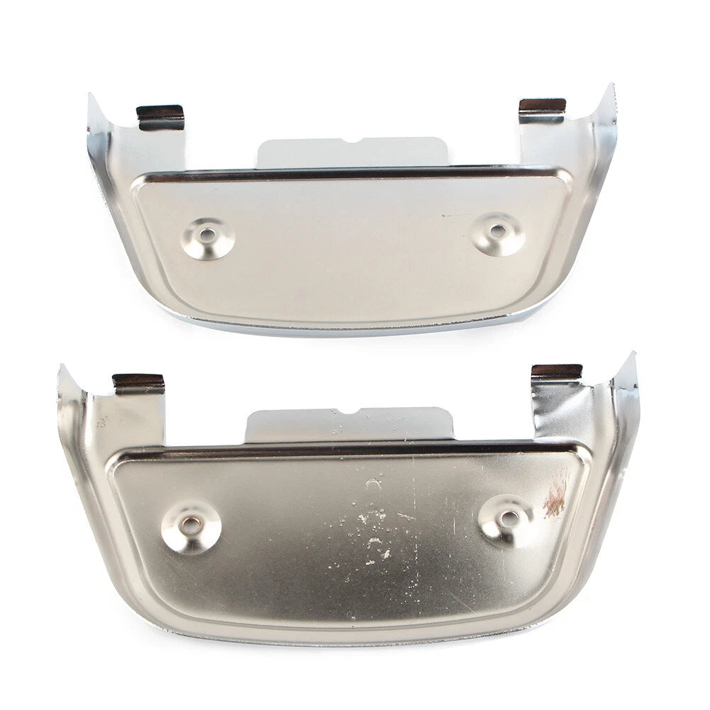 Chrome Passenger Footboard Covers for Harley Touring Road Glide (2014-2023)