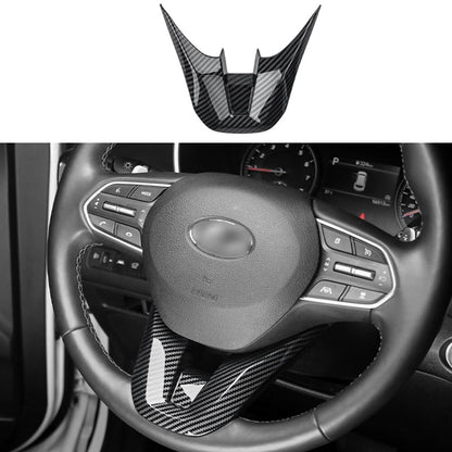 Carbon Fiber Steering Wheel Cover for Hyundai Santa Fe Palisade (2020–2023)