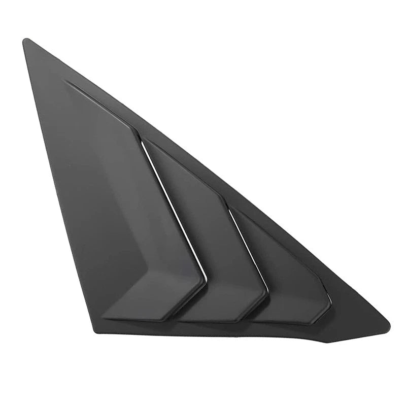 Matte Black Side Window Louver Covers for Honda Civic (2022)