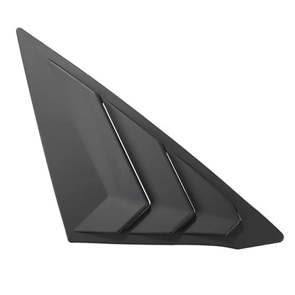 Matte Black Side Window Louver Covers for Honda Civic (2022)