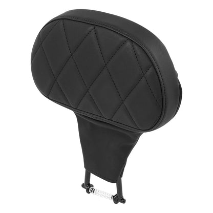 Black Rider Driver Backrest Pad for Harley Touring Street Glide (1988-2024)