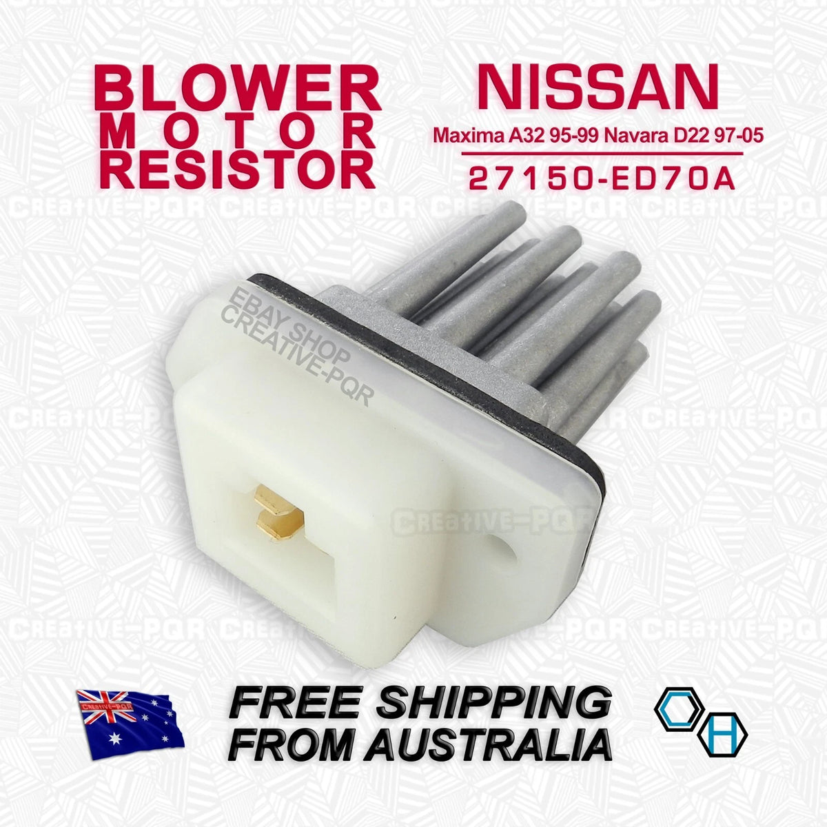 Blower Motor Heater Fan Resistor for Nissan Maxima A32, Navara D22 (95-05)
