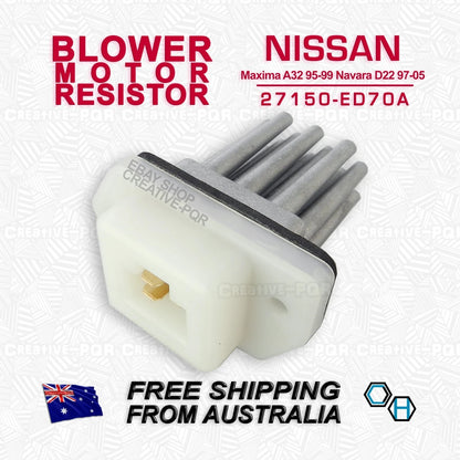 Blower Motor Heater Fan Resistor for Nissan Maxima A32, Navara D22 (95-05)