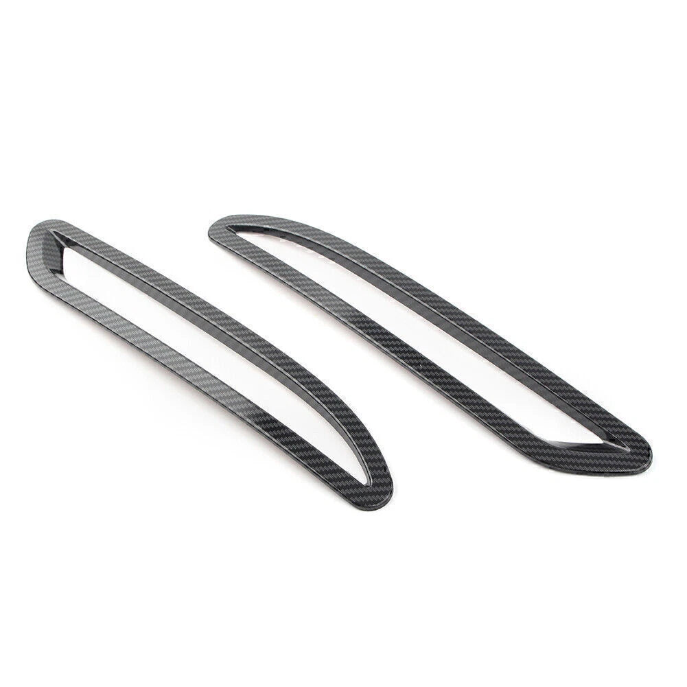 Rear Fog Light Cover Trims Carbon Look for Mercedes-Benz A-Class A220 (19-20)