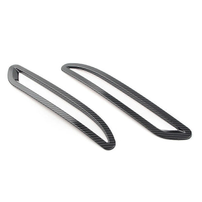 Rear Fog Light Cover Trims Carbon Look for Mercedes-Benz A-Class A220 (19-20)