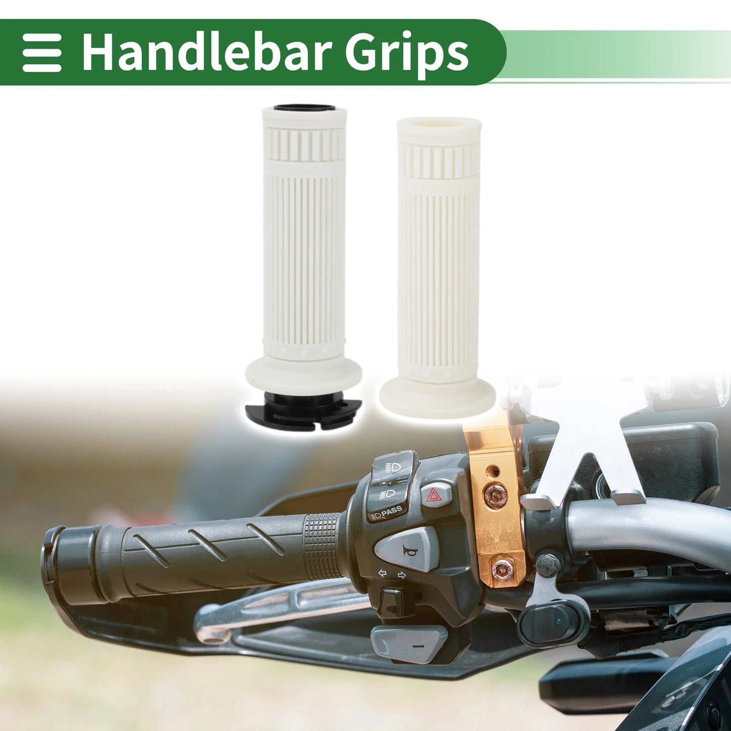 7/8" 22mm Motorcycle Hand Grips for Universal