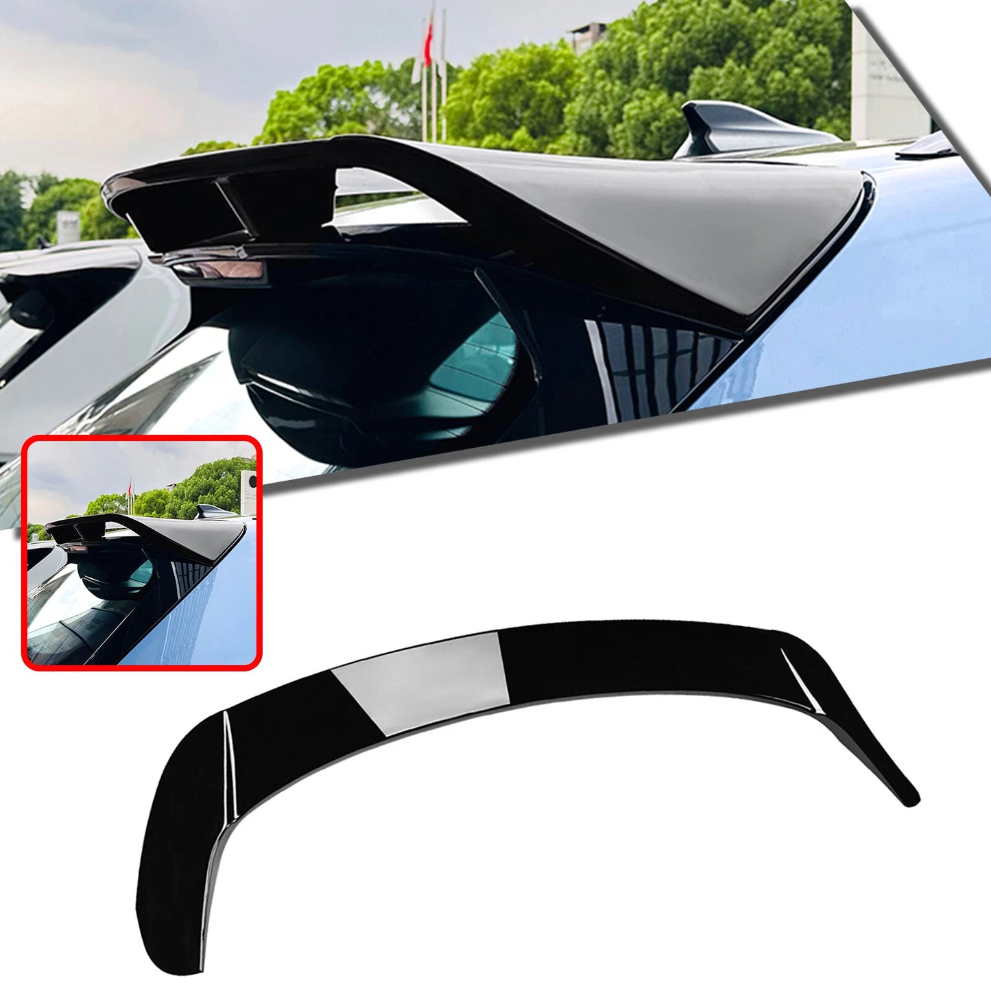 1x Rear Boot Spoiler Lip for Volkswagen Tiguan MK3 R Line (2024-2025)