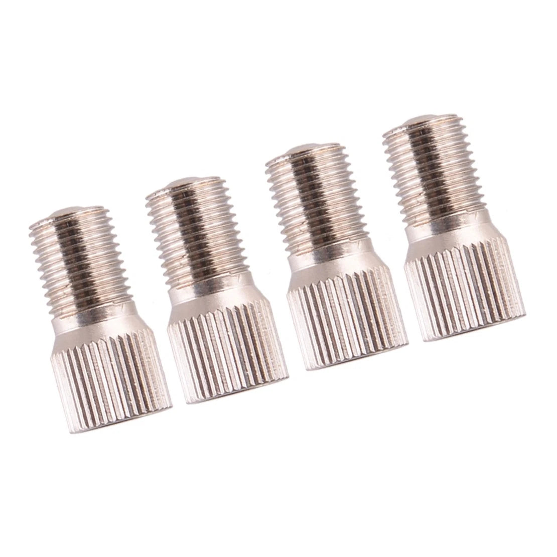 4 x 19mm Chrome Tyre Valve Stem Cap Extensions for Car Truck