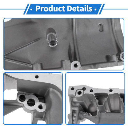 Engine Oil Pan for Toyota Corolla (2009-2019) - Aluminum Silver Tone