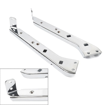 Saddlebag Rail Support Brackets for Harley Touring 1985-2008 Chrome