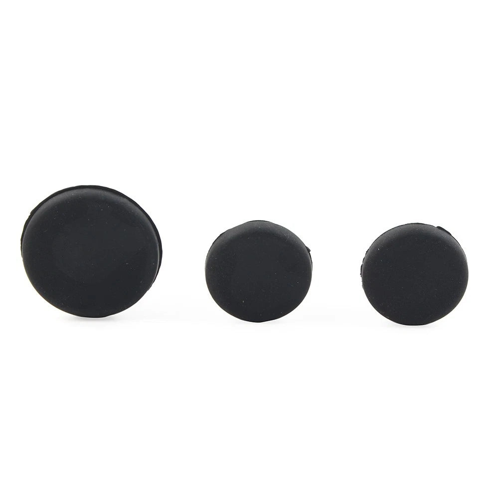 Tailgate Rubber Dust Plugs 3 x for Jeep Wrangler JL (2018 - up) Black