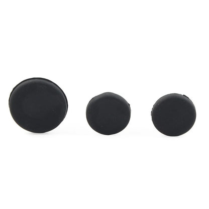 Tailgate Rubber Dust Plugs 3 x for Jeep Wrangler JL (2018 - up) Black