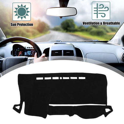 Car Dashboard Cover Black Polyester Non-slip Mat Protector for Toyota VOXY